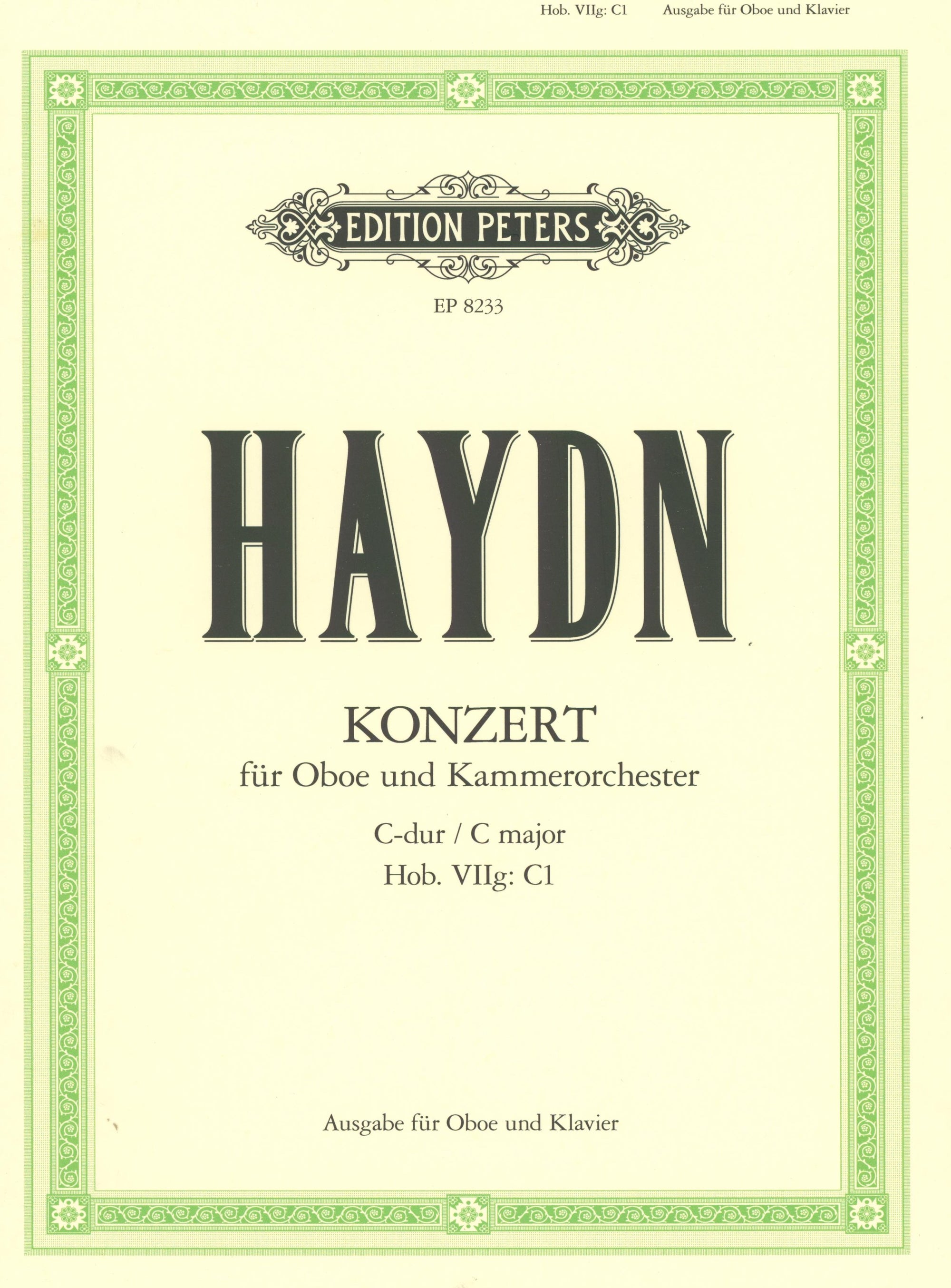 Haydn: Oboe Concerto in C Major, Hob. VIIg:C1