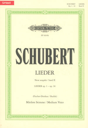 Schubert: Lieder - Volume 2 (Opp. 1-36)