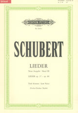 Schubert: Lieder - Volume 3 (Opp. 37-80)