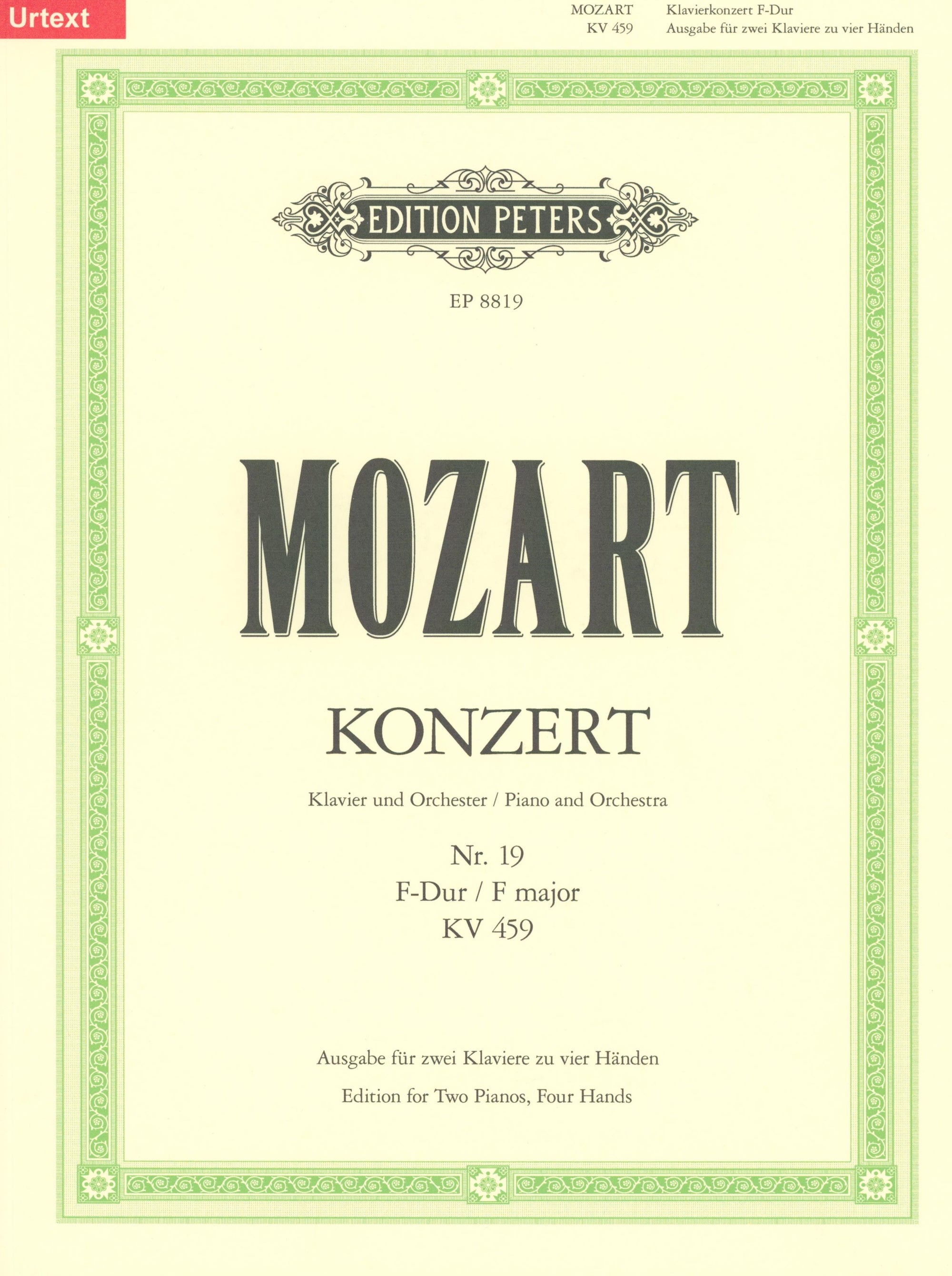 Mozart: Piano Concerto No. 19 in F Major, K. 459