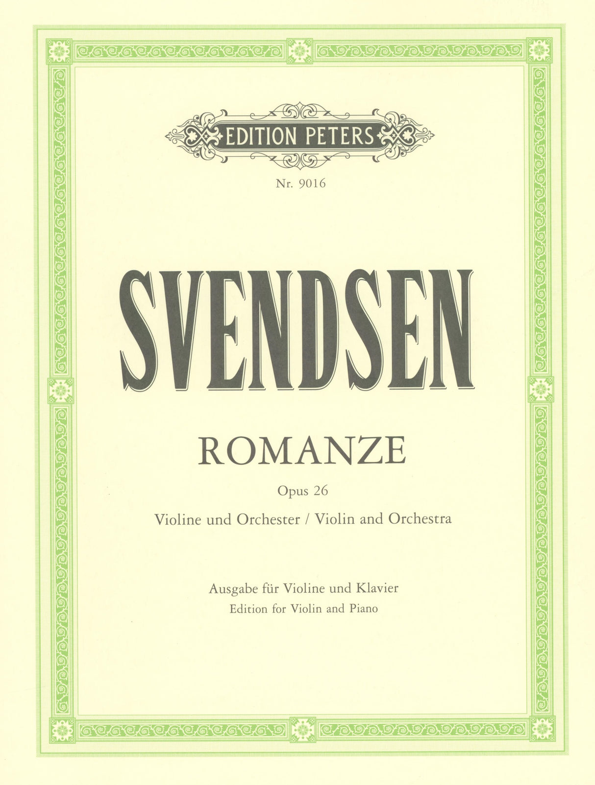 Svendsen: Romance in G Major, Op. 26