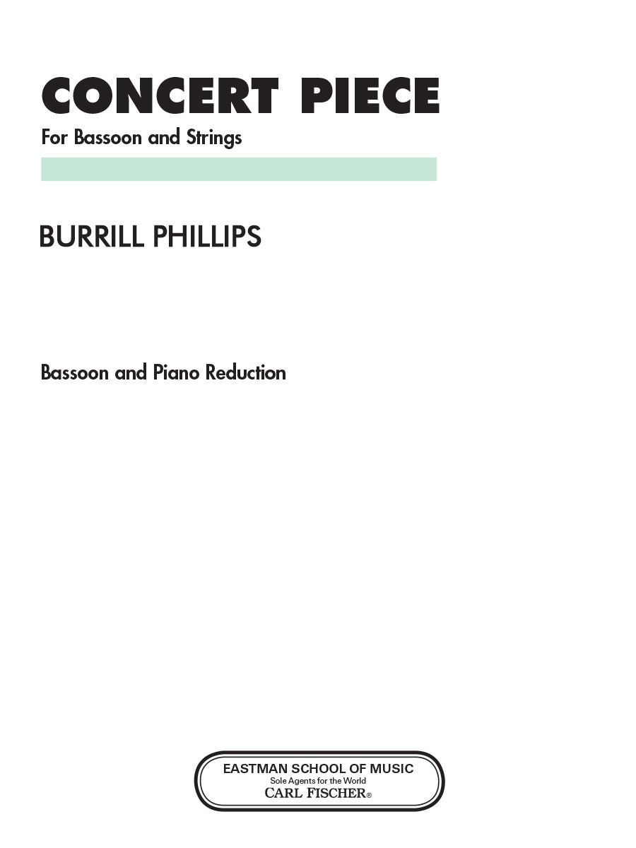 Phillips: Concert Piece for Bassoon & Strings
