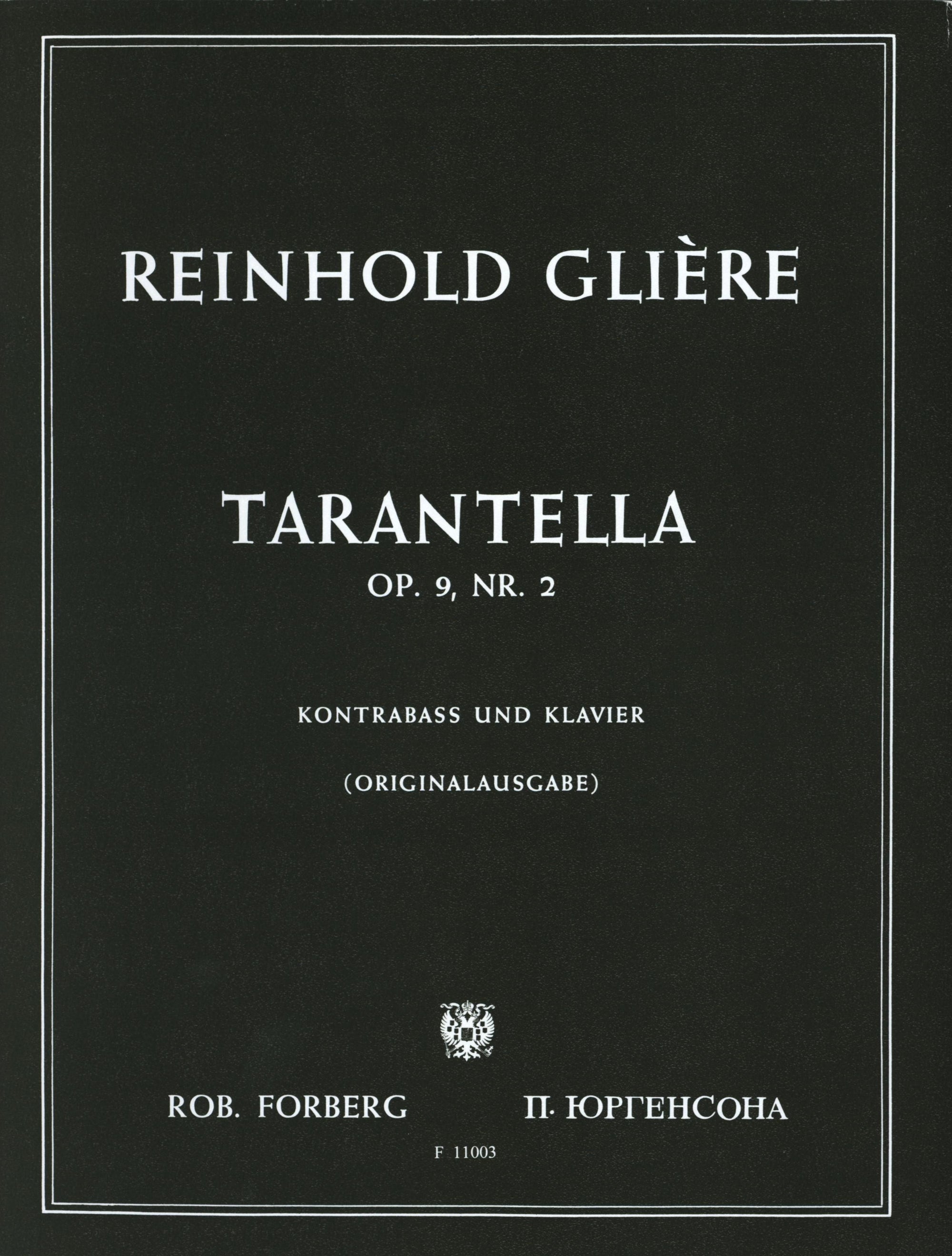 Glière: Tarantella, Op. 9, No. 2