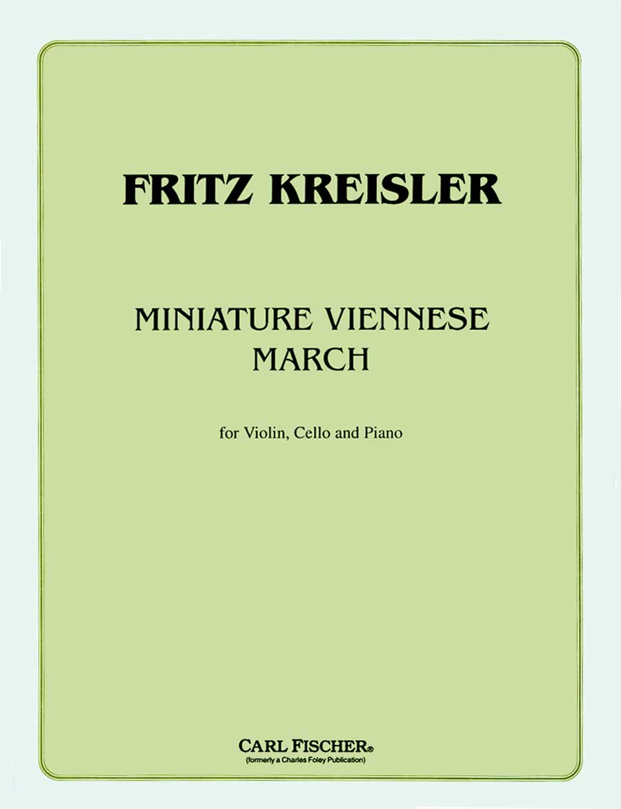 Kreisler: Miniature Viennese March for Piano Trio