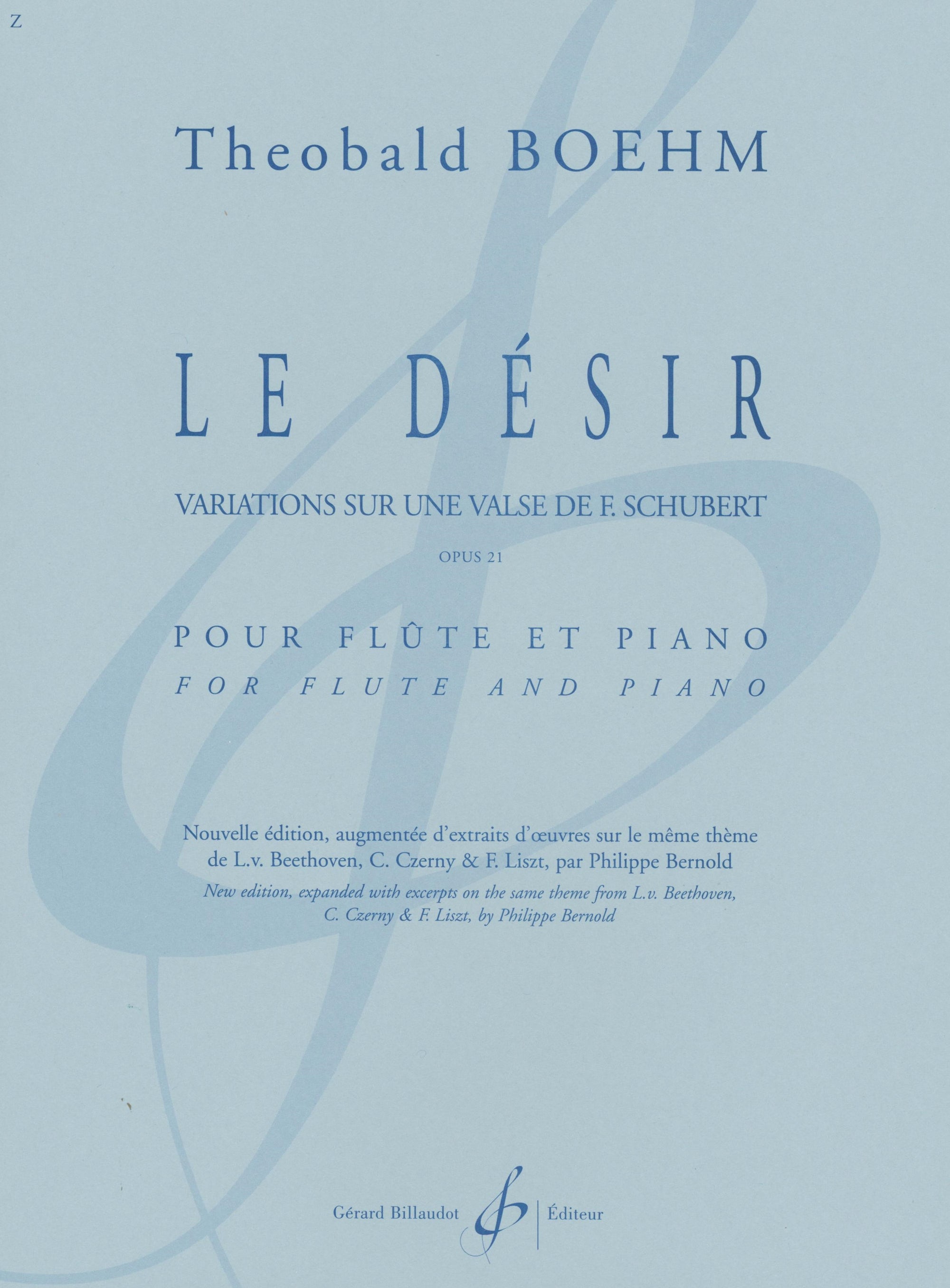 T. Böhm: Le Désir, Op. 21