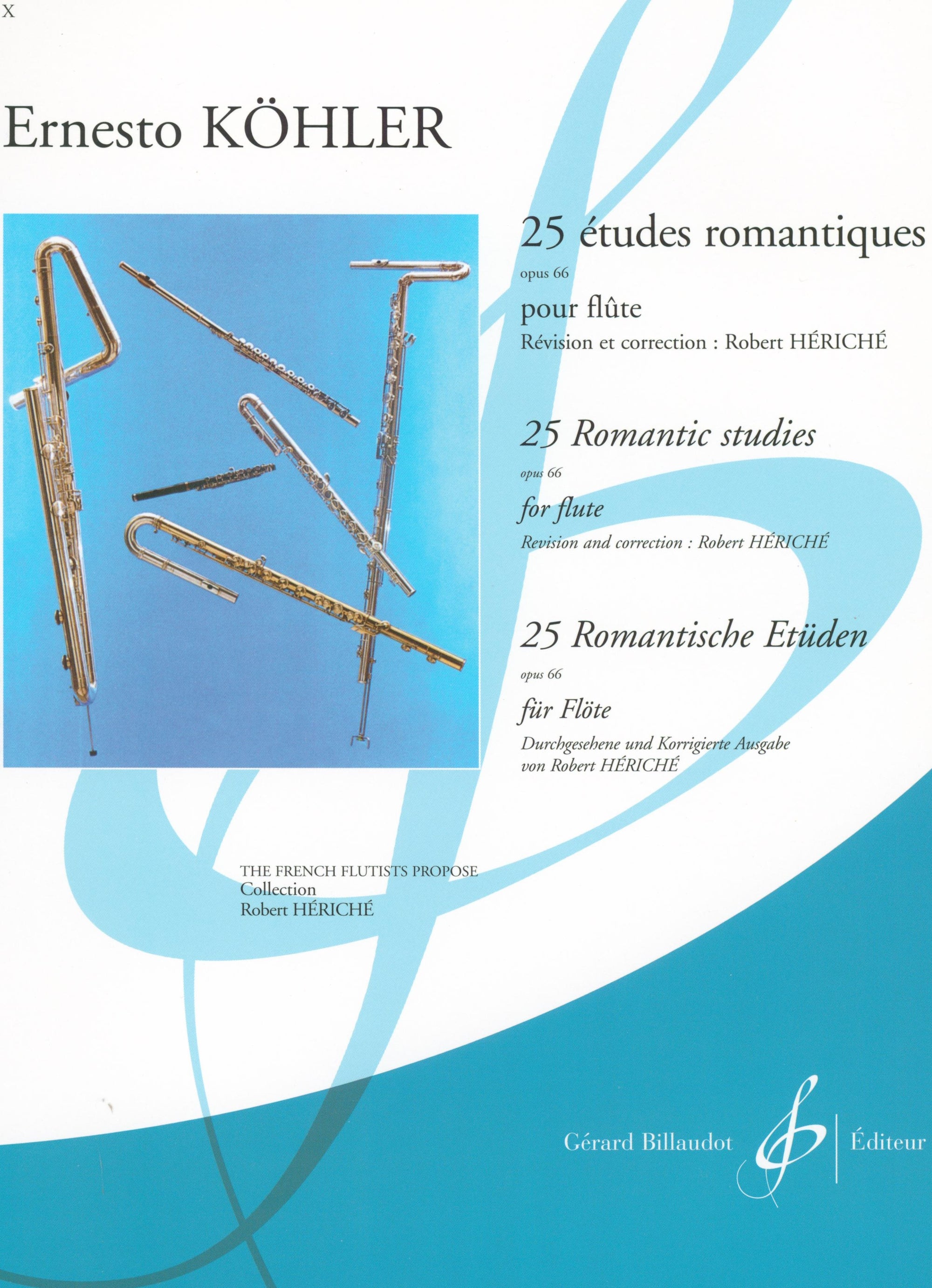 Köhler: 25 études romantiques, Op. 66
