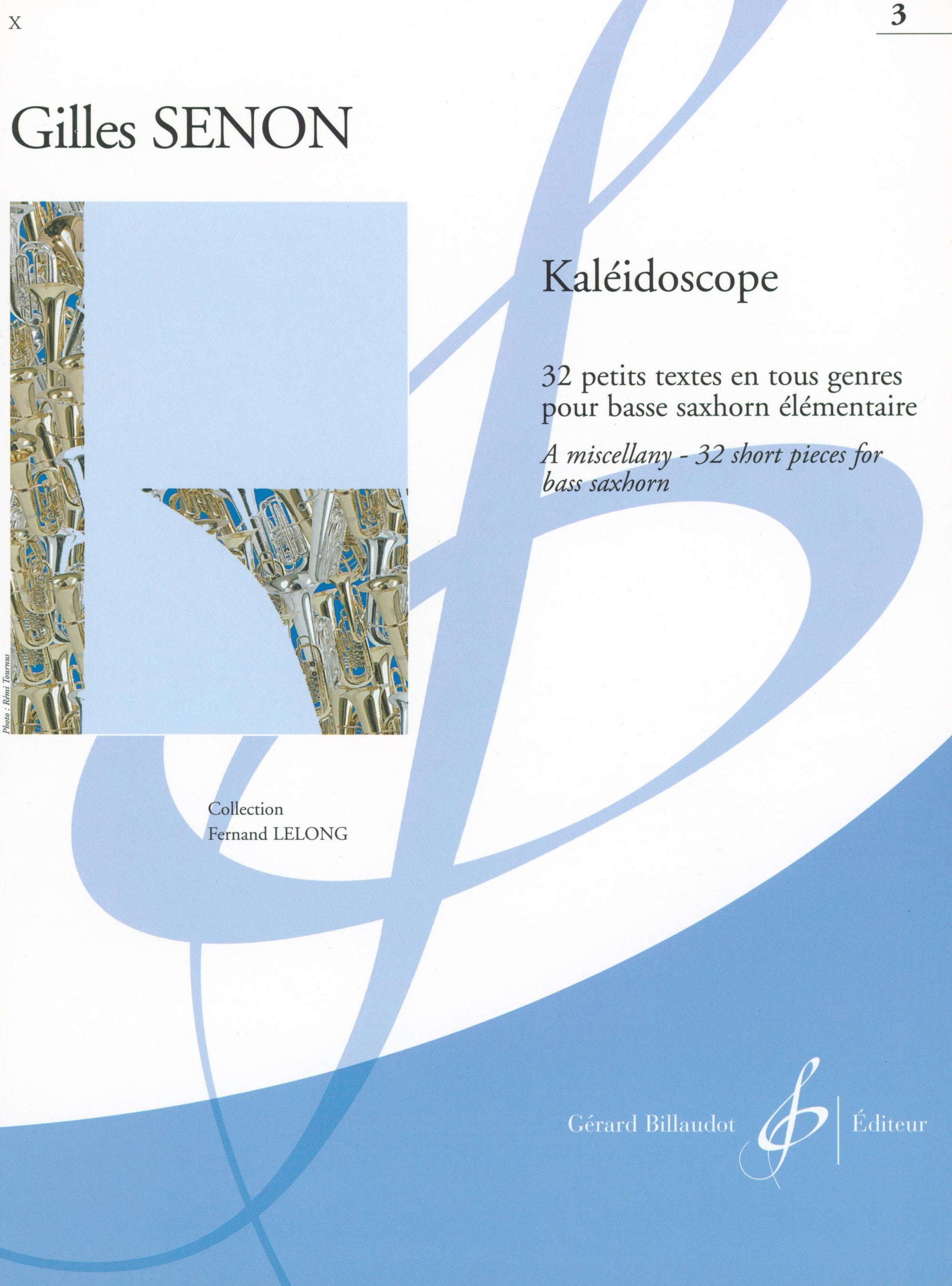 Senon: Kaléidoscope for Bass Sax - Volume 3