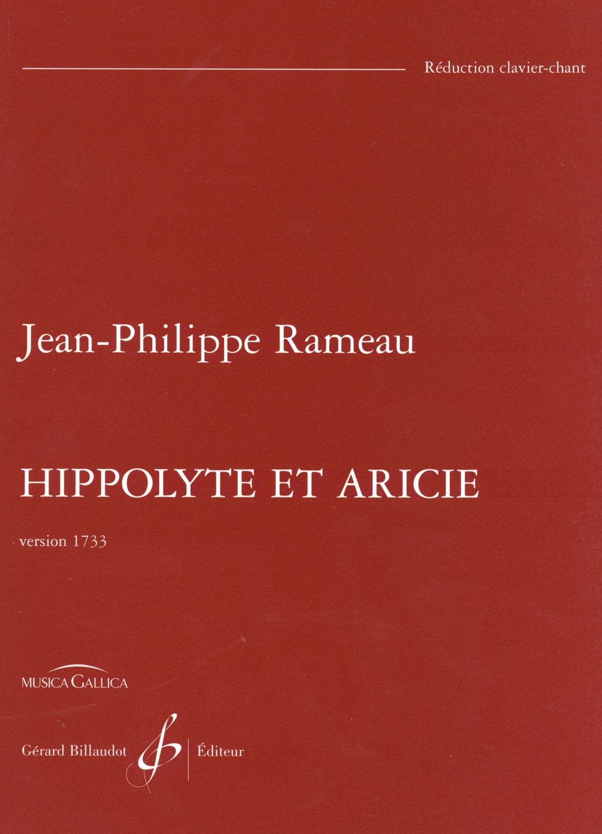 Rameau: Hippolyte et Aricie