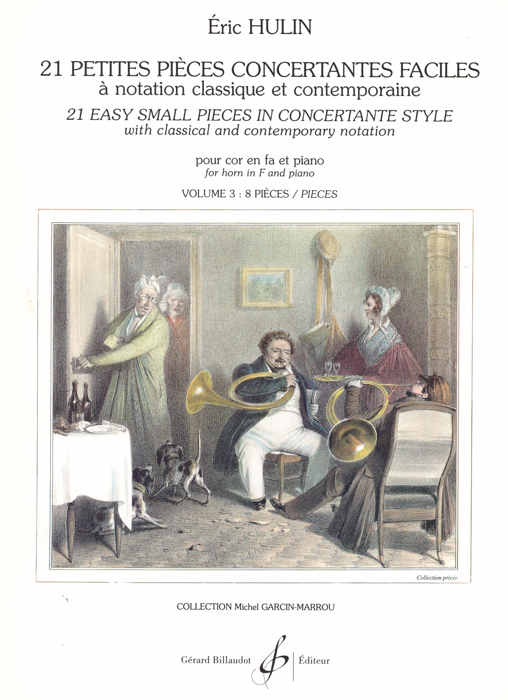 Hulin: 21 Easy Small Pieces in Concertante Style - Volume 3