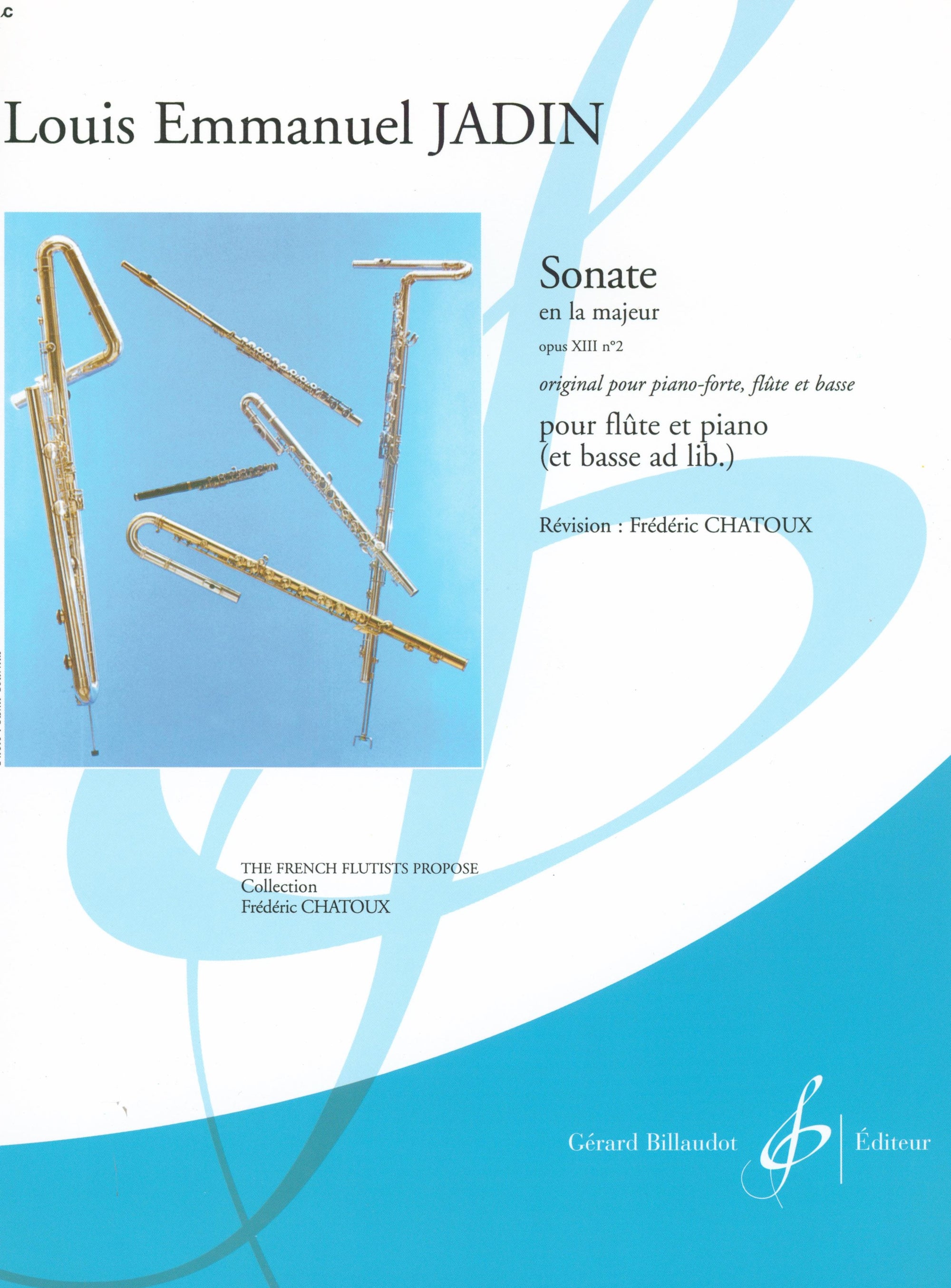 Jadin: Flute Sonata No. 2 in A Major, Op. 13