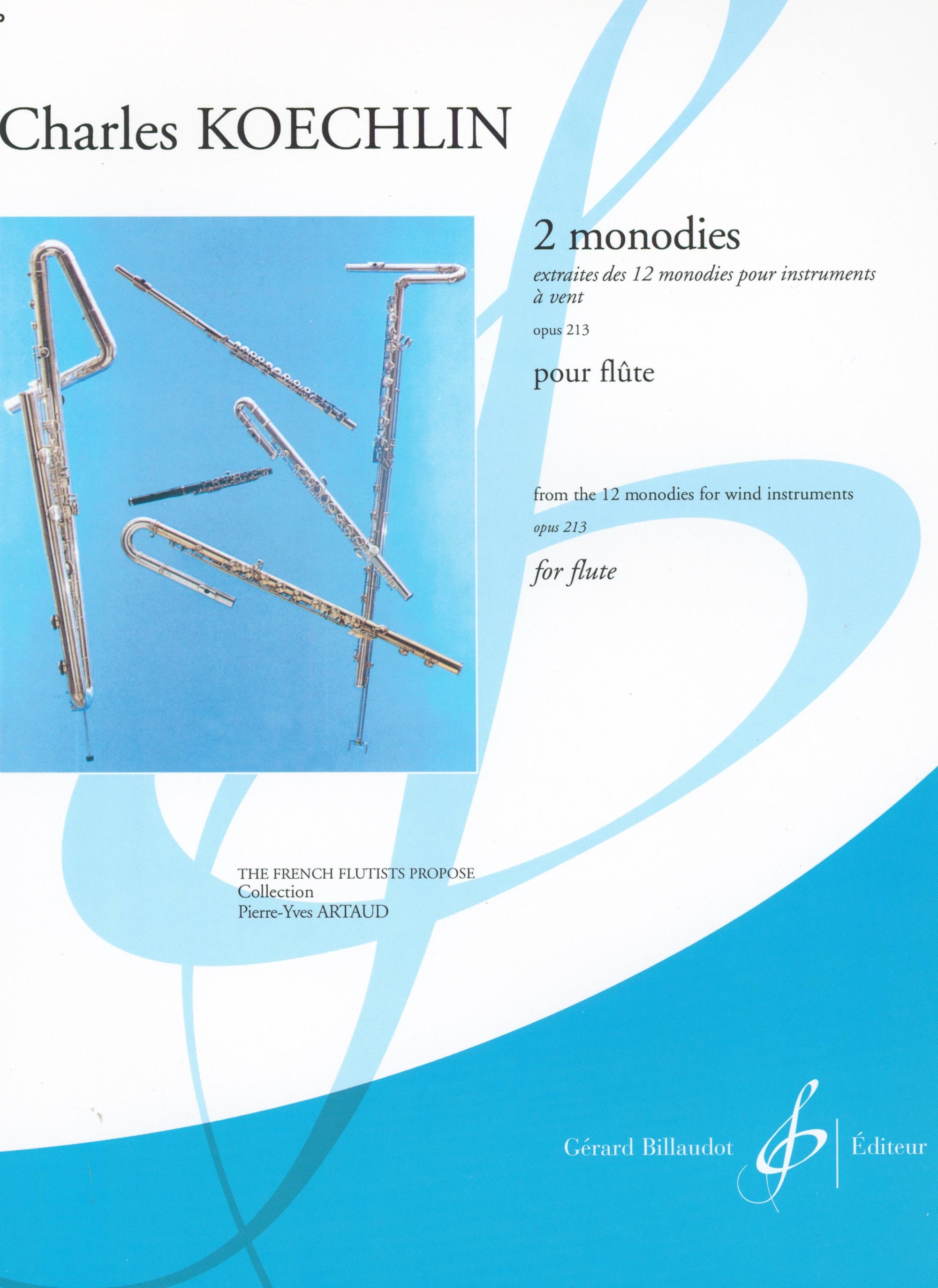 Koechlin: 2 Monodies for Solo Flute, Op. 213