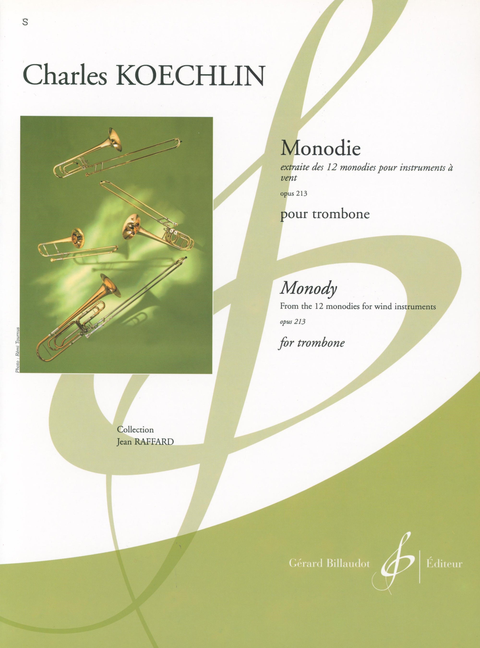 Koechlin: Monodie for Solo Trombone, Op. 213