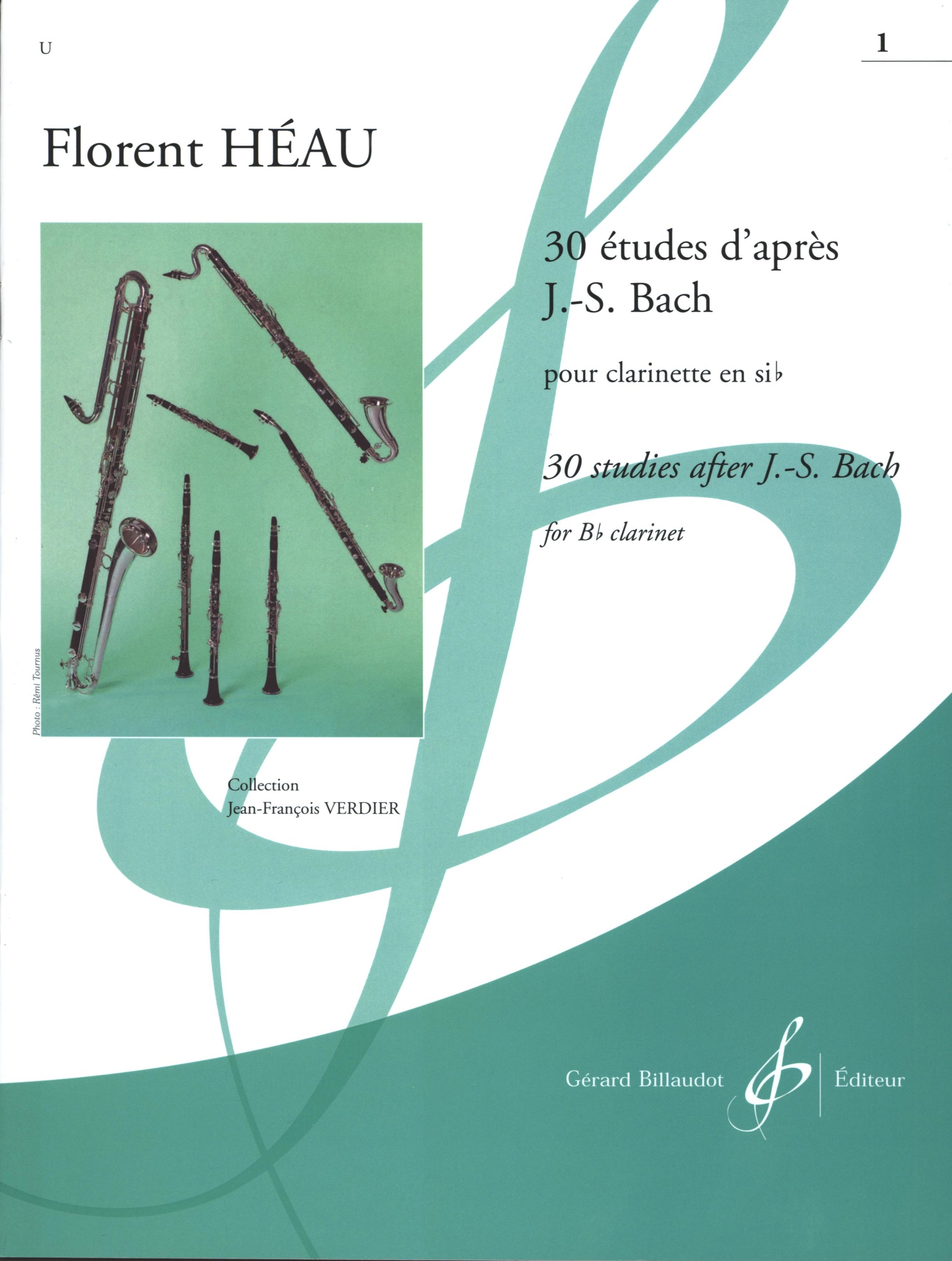 Héau: 30 Studies after Bach - Volume 1