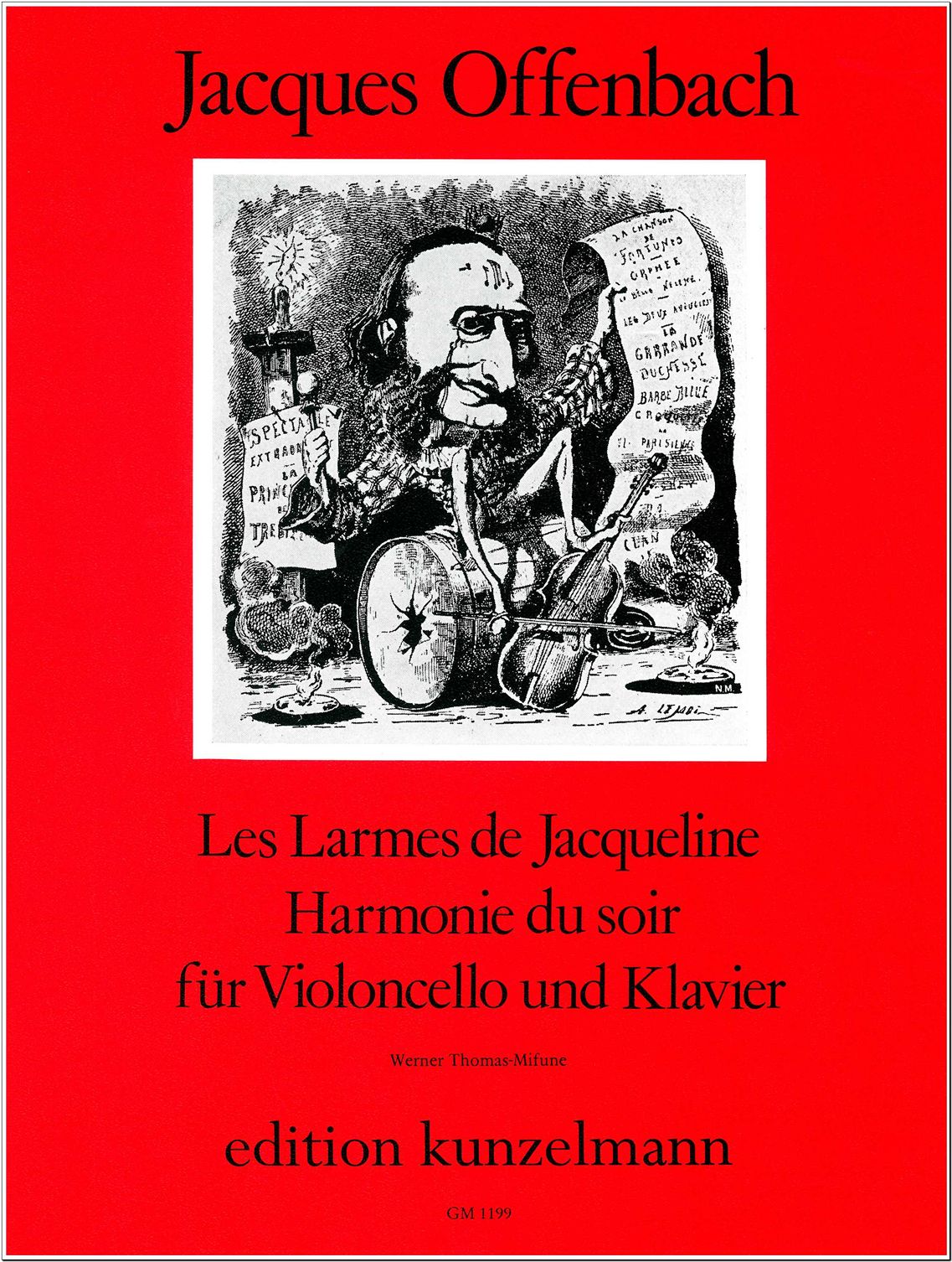 Offenbach: Les Larmes de Jacqueline, Op. 76, No. 2 / Harmonies du soir, Op. 68