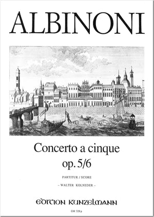 Albinoni: Concerto a cinque in C Major, Op. 5, No. 6