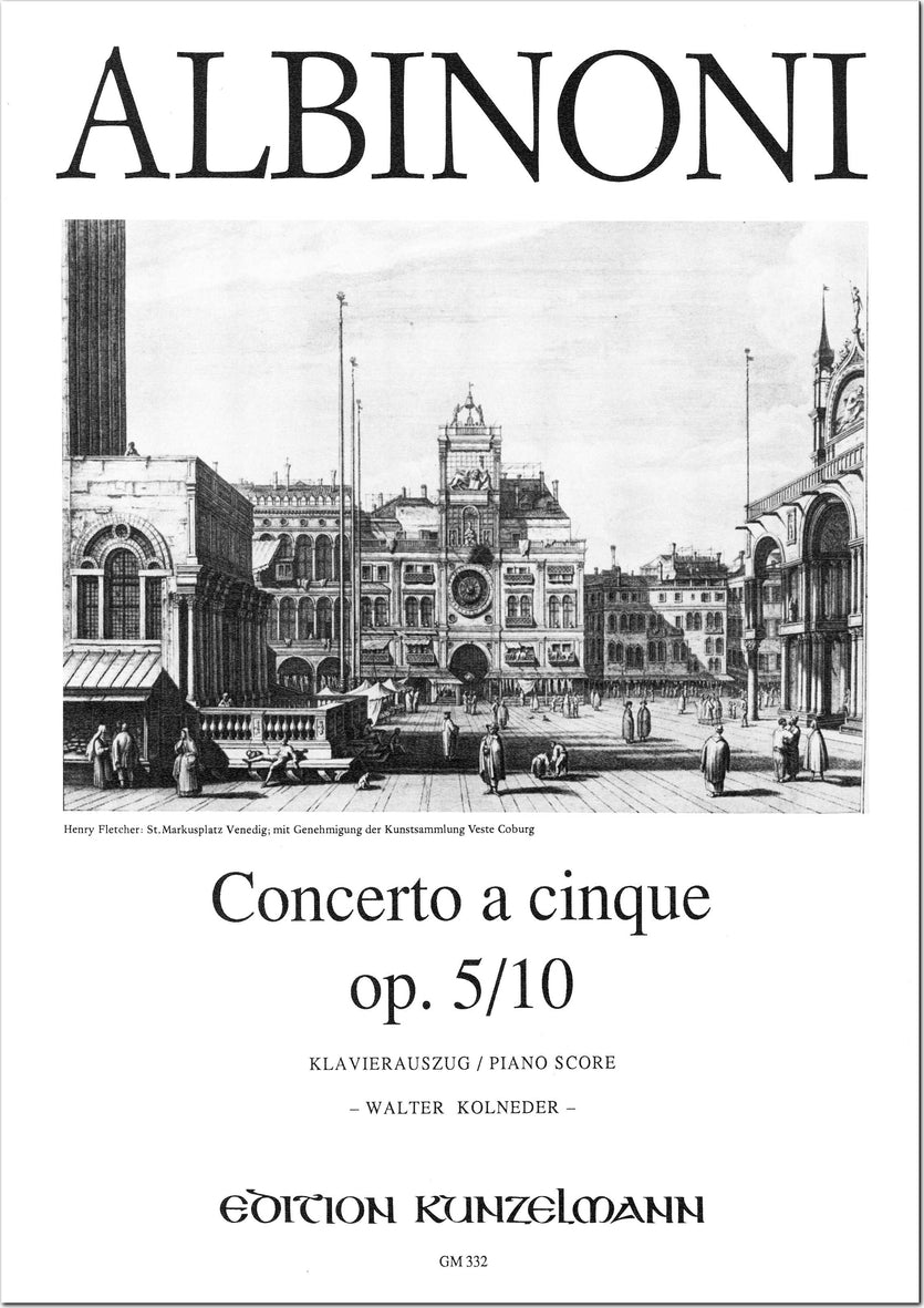 Albinoni: Concerto a cinque in A Major, Op. 5, No. 10