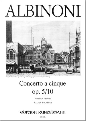 Albinoni: Concerto a cinque in A Major, Op. 5, No. 10