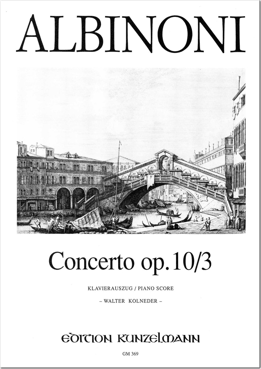 Albinoni: Violin Concerto in D Major, Op. 10, No. 3