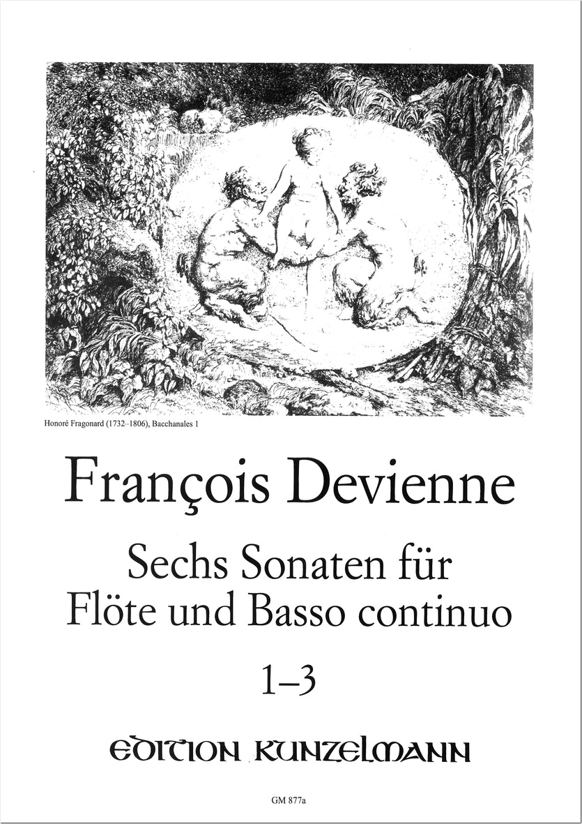 Devienne: 6 Flute Sonatas - Volume 1 (Nos. 1-3)
