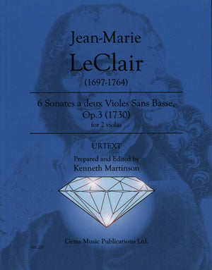 Leclair: 6 Sonatas, Op. 3 (arr. for 2 violas)