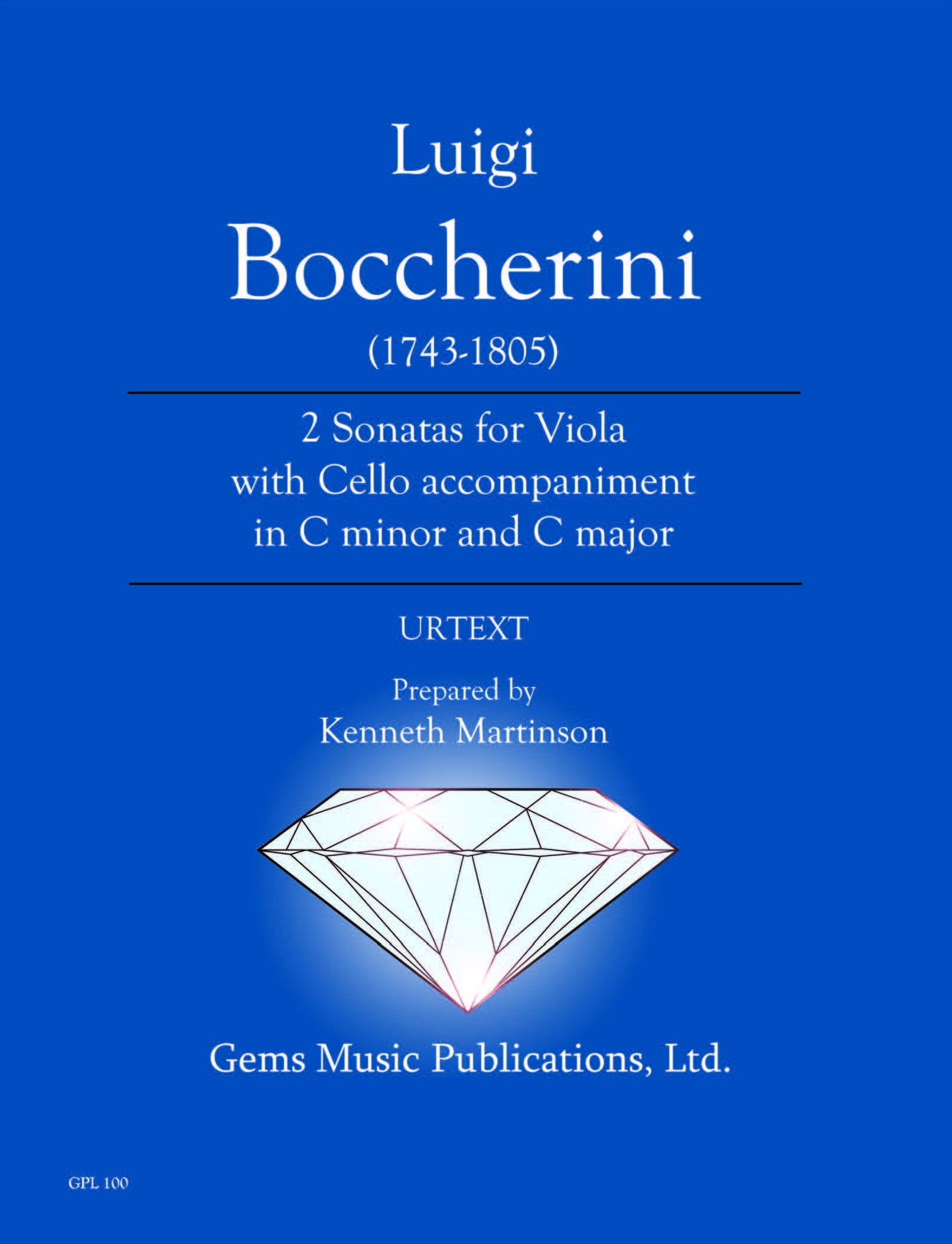 Boccherini: 2 Sonatas for Viola with Cello Accompaniment, G. 17-18