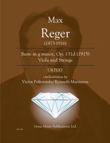 Reger: Suite No. 1, Op. 131d (arr. for viola & strings)