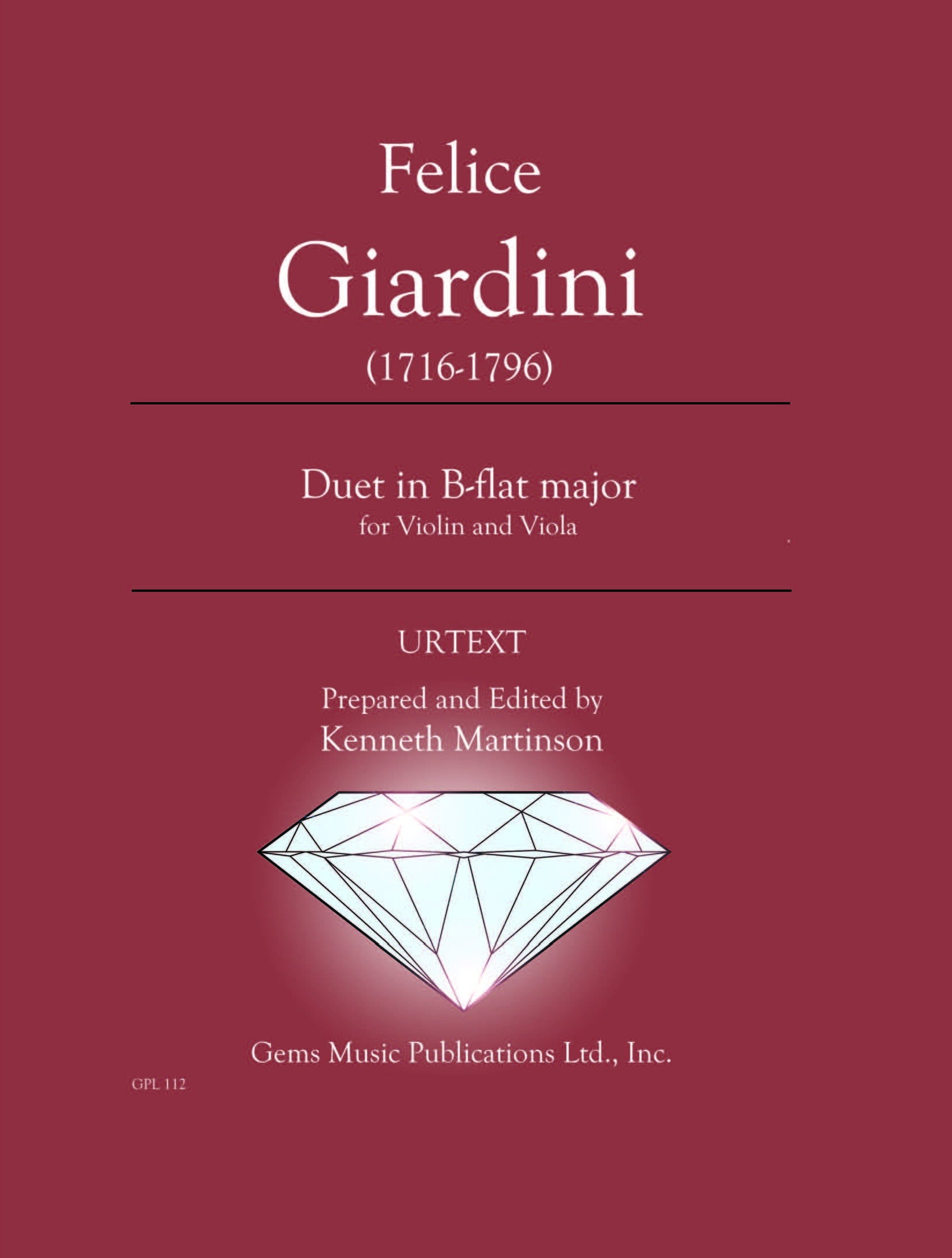 Giardini: Duet in B-flat Major for Violin & Viola