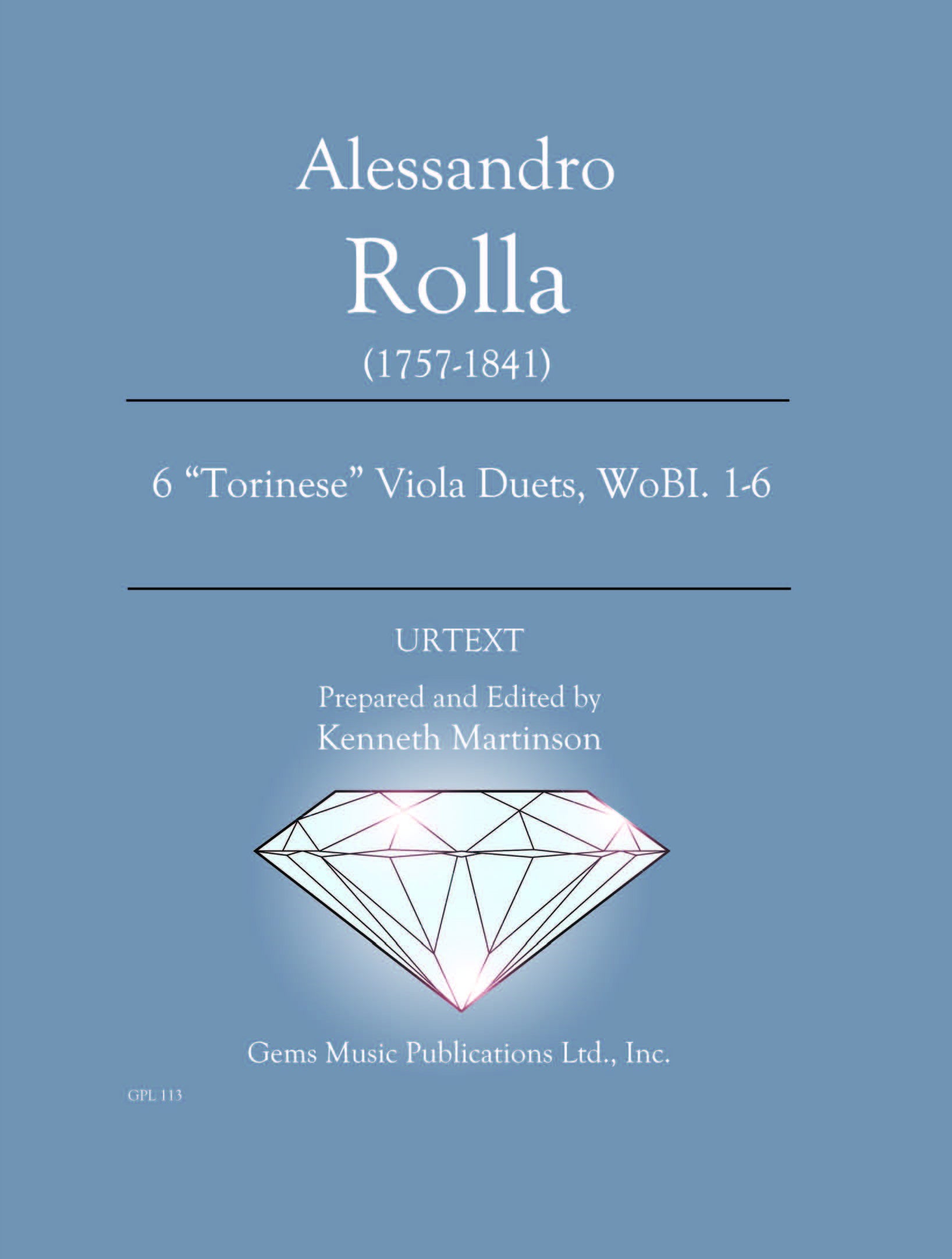 Rolla: 6 "Torinese" Viola Duets, WoBI. 1-6