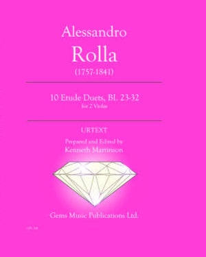 Rolla: 10 Etude Duets for 2 Violas, BI. 23-32