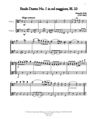 Rolla: 10 Etude Duets for 2 Violas, BI. 23-32