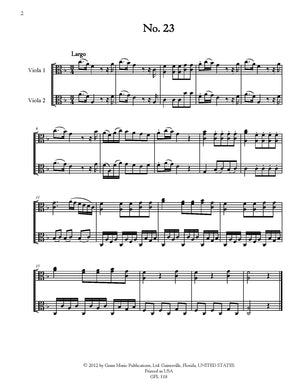 18th Century Italian Viola Duets - Volume 2 (Nos. 23-44)