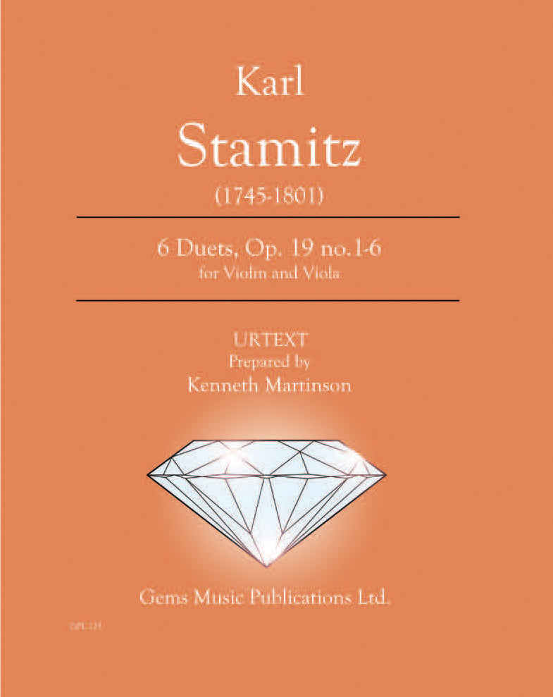 Stamitz: 6 Duos for Violin and Viola, Op. 19