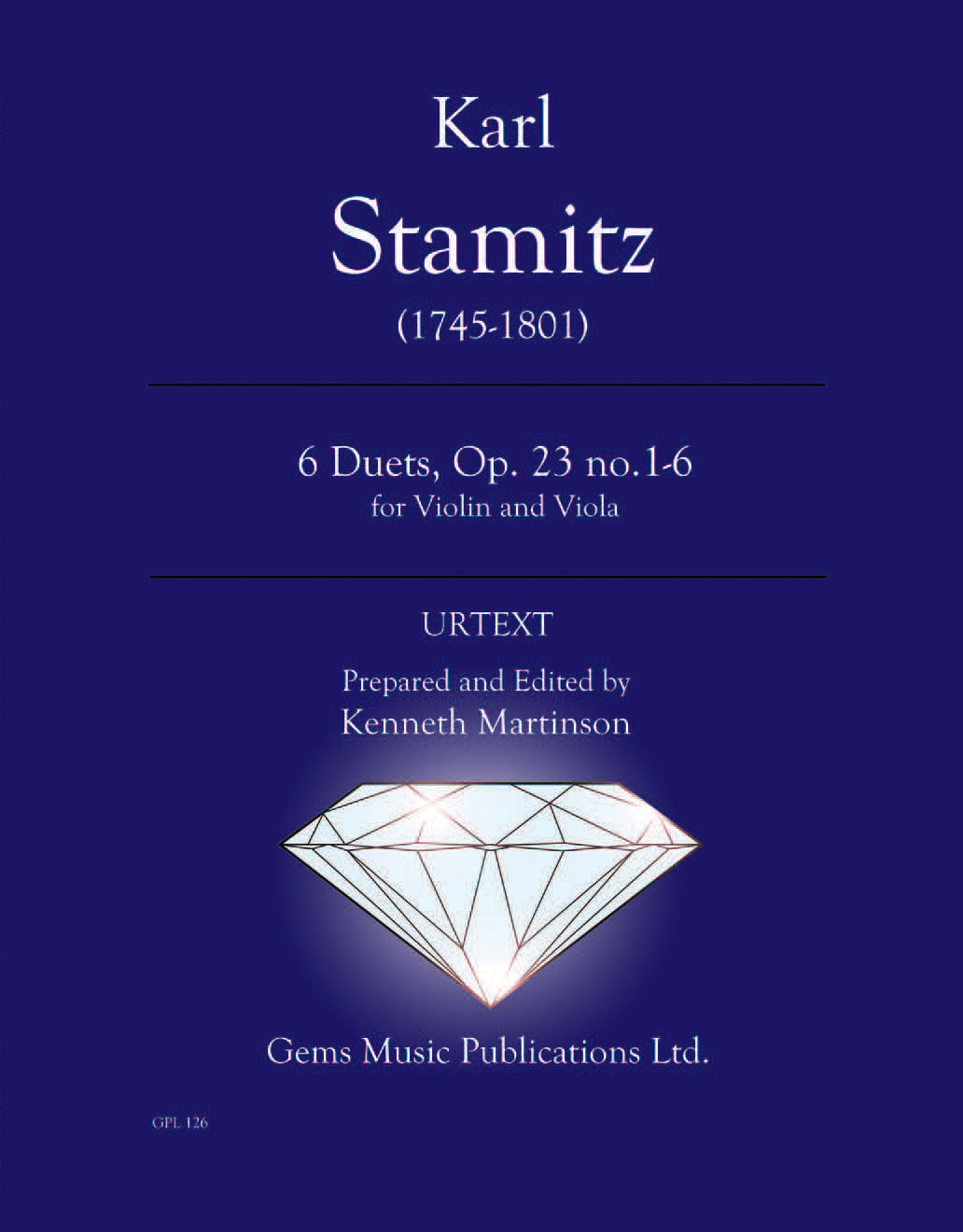 Stamitz: 6 Duets for Violin and Viola, Op. 23