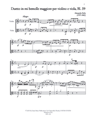 Rolla: Violin-Viola Duets - Volume 8 (BI. 59-62)