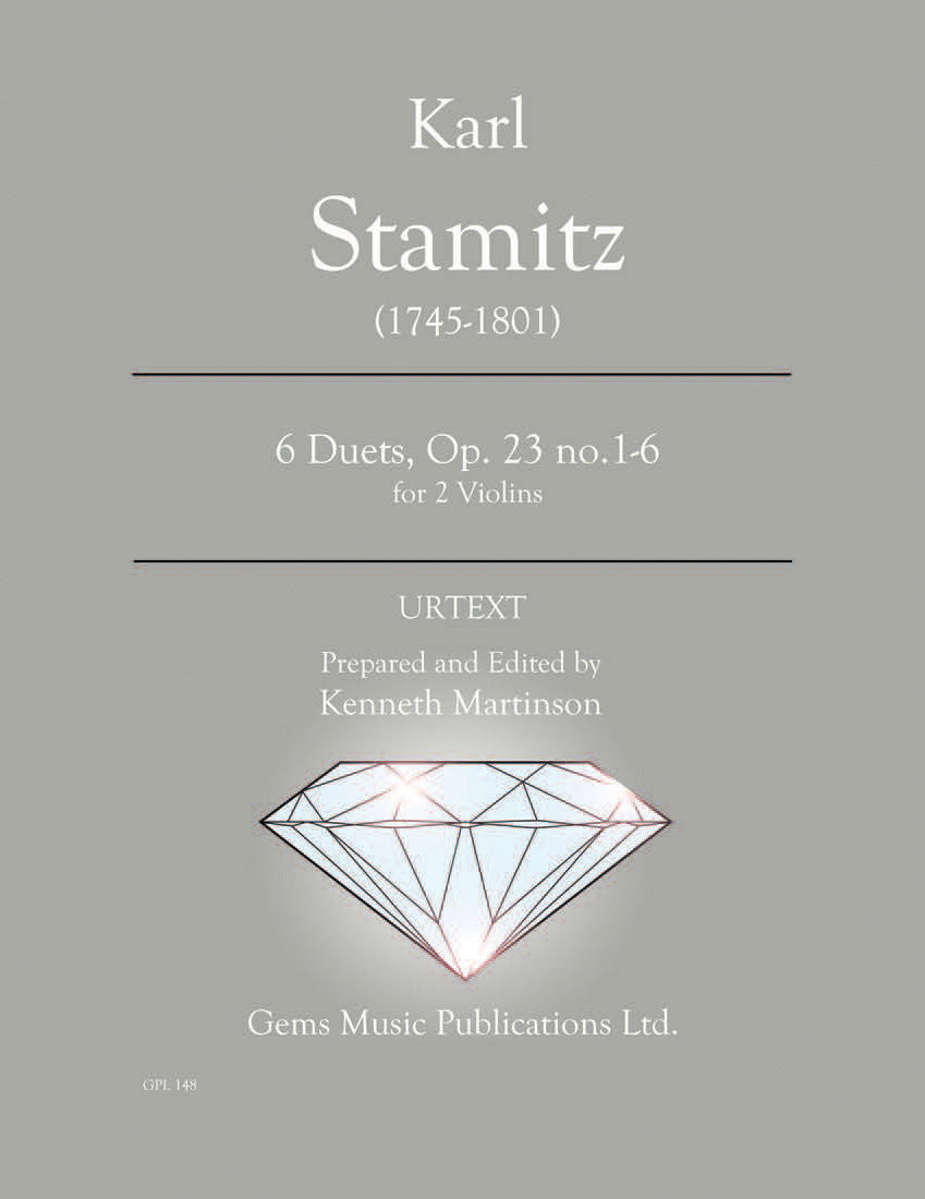 Stamitz: 6 Violin Duets, Op. 23