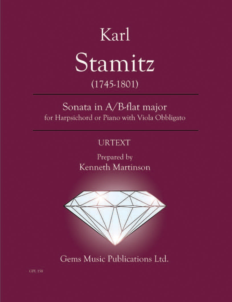 Stamitz: Sonata for Harpsichord or Piano with Viola Obbligato