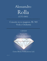 Rolla: Viola Concerto in D Major, BI. 543