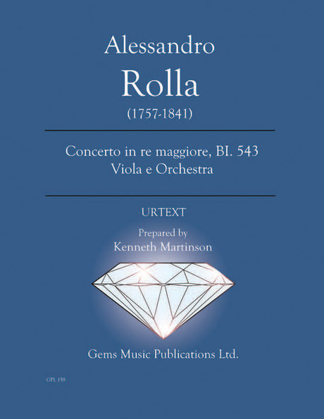 Rolla: Viola Concerto in D Major, BI. 543