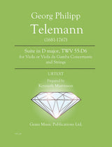 Telemann: Suite in D Major, TWV 55:D6