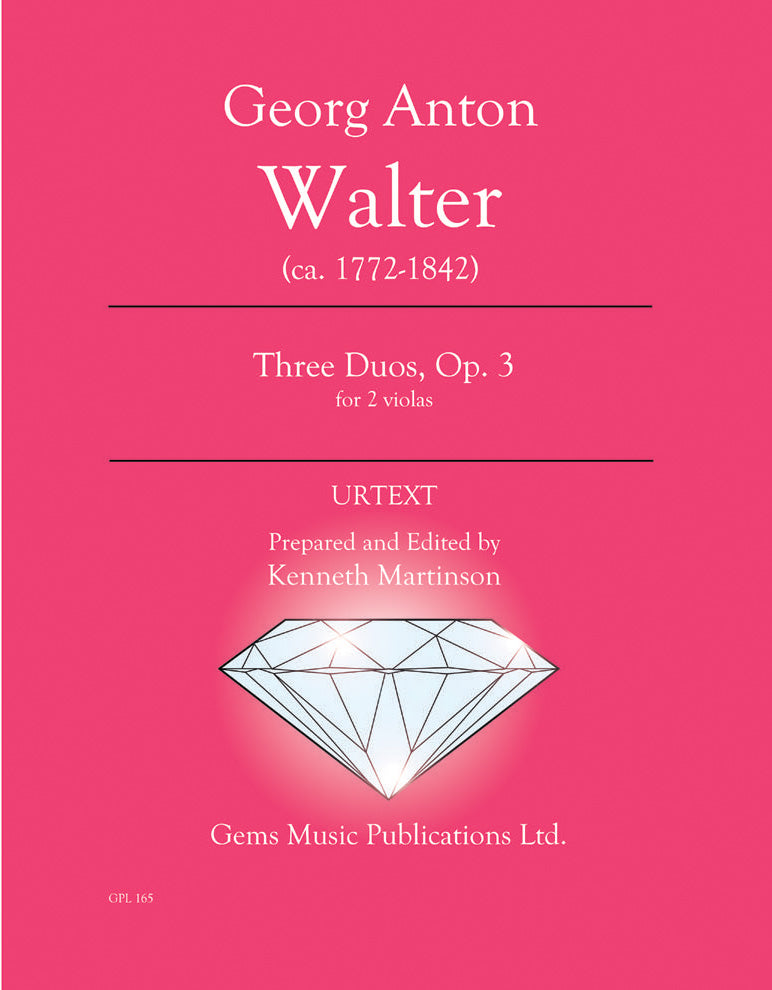 Walter: 3 Duos for Two Violas, Op. 3