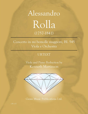 Rolla: Viola Concerto in E-flat Major, BI. 545