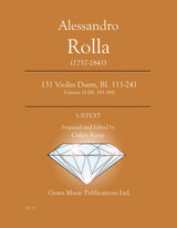 Rolla: Violin Duets - Volume 18 (BI. 181-184)