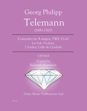 Telemann: Viola Concerto in A Major, TWV 51:A5