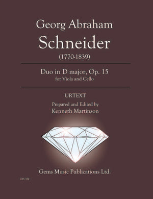 G.A. Schneider: Duo in D Major, Op. 15