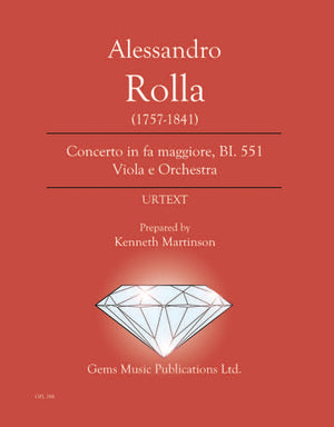 Rolla: Viola Concerto in F Major, BI. 551