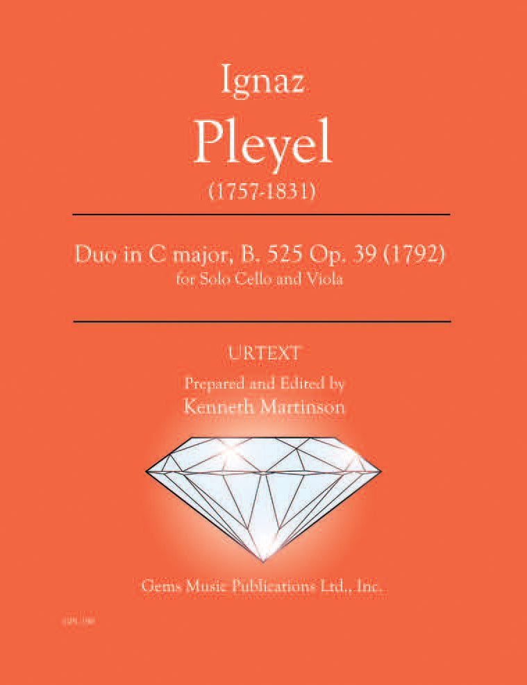 Pleyel: Duo in C Major, B. 525, Op. 39