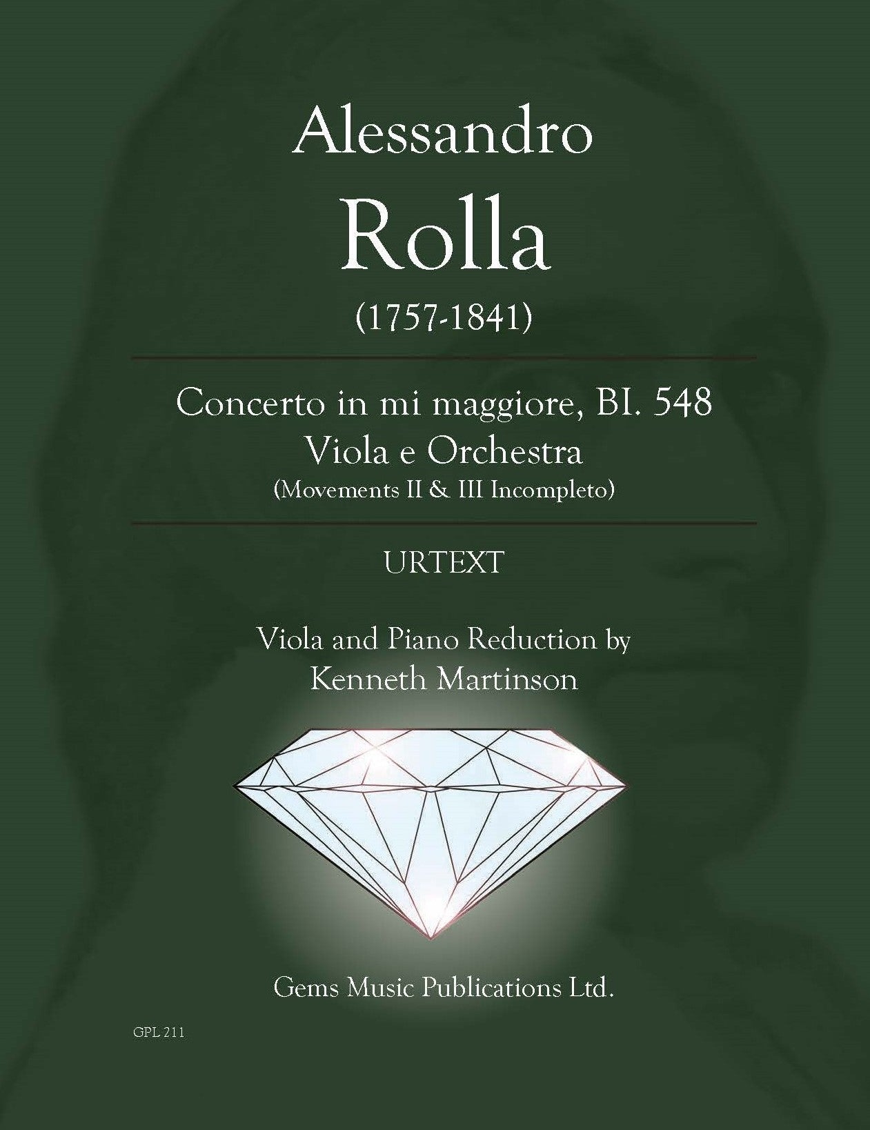 Rolla: Viola Concerto in E Major, BI. 548