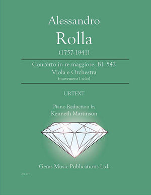 Rolla: Viola Concerto in D Major, BI. 542