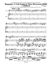 Kerr: Biography - A Viola Sonata in Three Movements