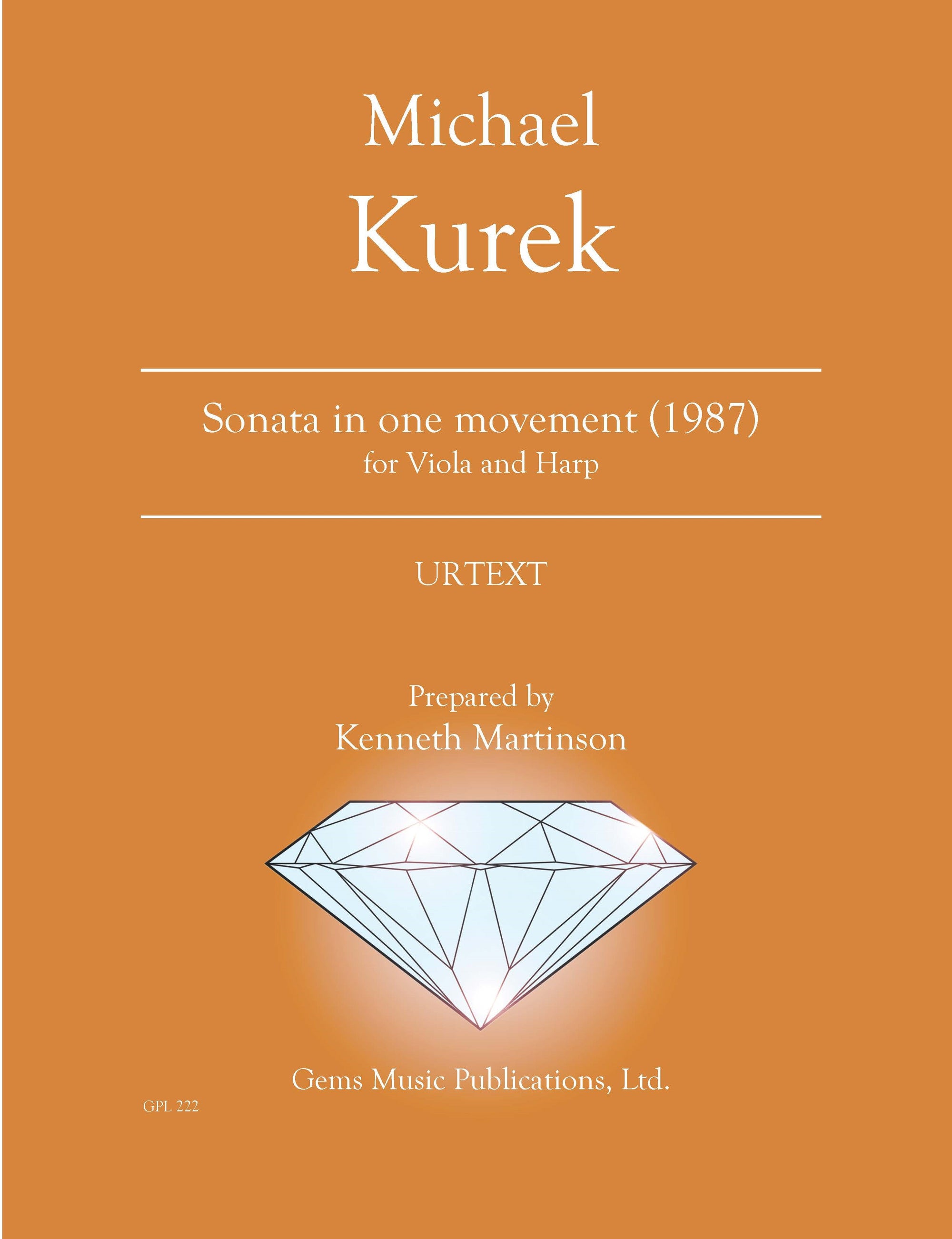 Kurek: Sonata in one movement for Viola & Harp